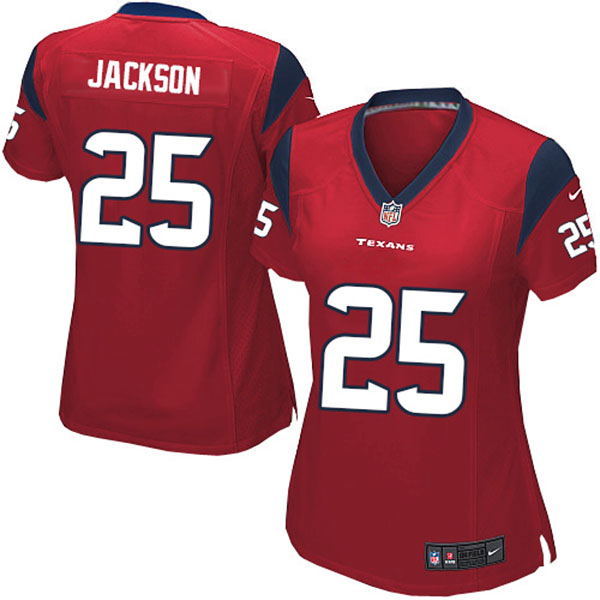 NFL Texans Women Kareem Jackson Elite Red Jersey