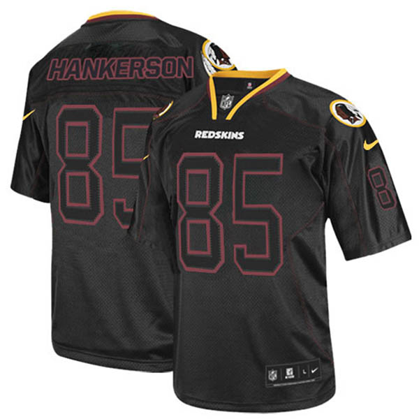 NFL Washington Redskins Men Leonard Hankerson Game Black Lights Out Jersey