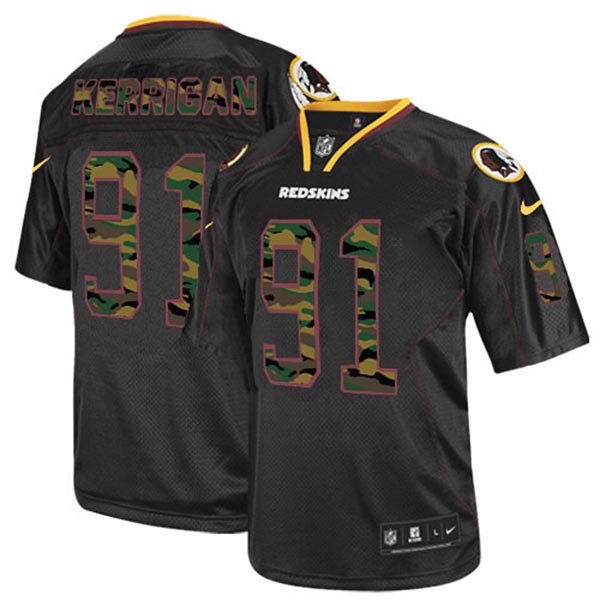 NFL Washington Redskins Men Ryan Kerrigan Game Black Camo Fashion Jersey