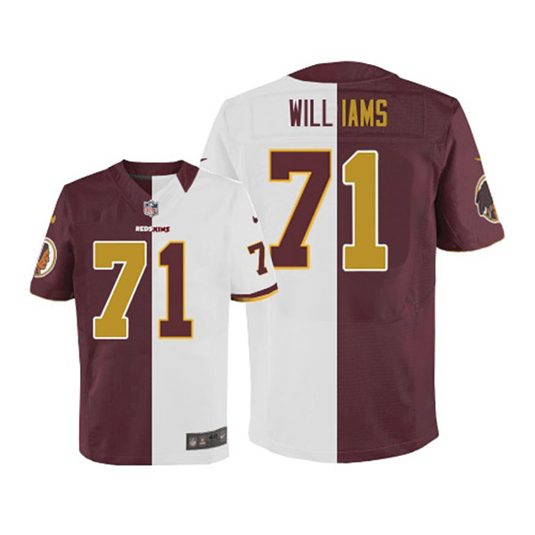 NFL Washington Redskins Men Trent Williams Game Two Tone Team Alternate Jersey