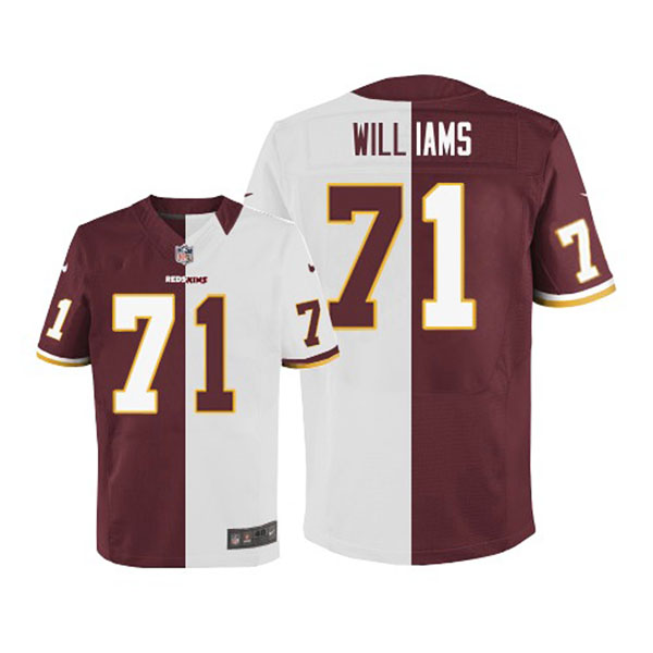 NFL Washington Redskins Men Trent Williams Game Two Tone Team Road Jersey