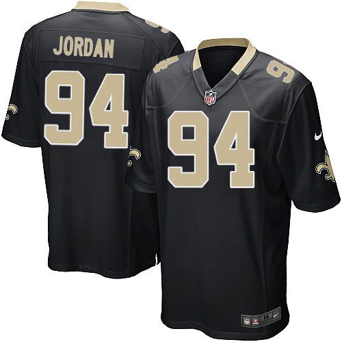 New Orleans Saints Men Cameron Jordan Black Game NFL Jersey