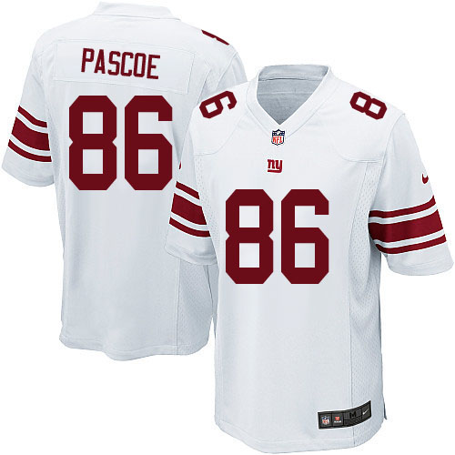 New York Giants Nike Men Bear Pascoe Limited White NFL Jersey