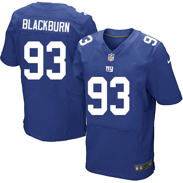 New York Giants Nike Men Chase Blackburn Elite Blue NFL Jersey