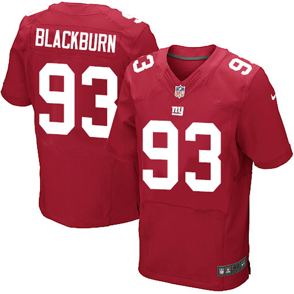 New York Giants Nike Men Chase Blackburn Elite Red NFL Jersey