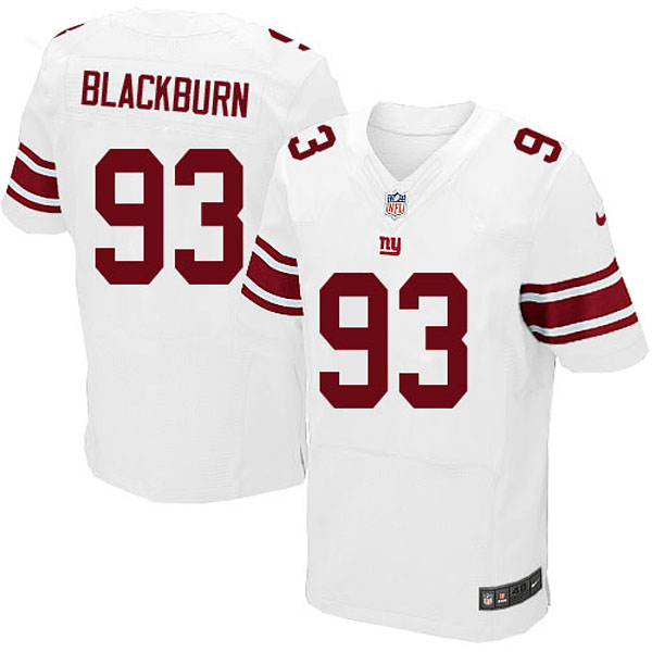 New York Giants Nike Men Chase Blackburn Elite White NFL Jersey