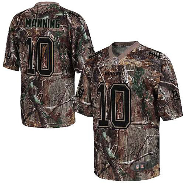 New York Giants Nike Men Eli Manning Game Camo NFL Jersey