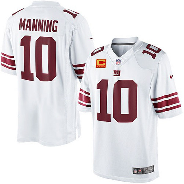 New York Giants Nike Men Eli Manning Game White C NFL Jersey