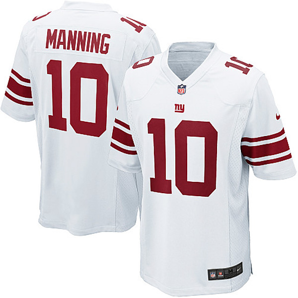 New York Giants Nike Men Eli Manning Game White NFL Jersey