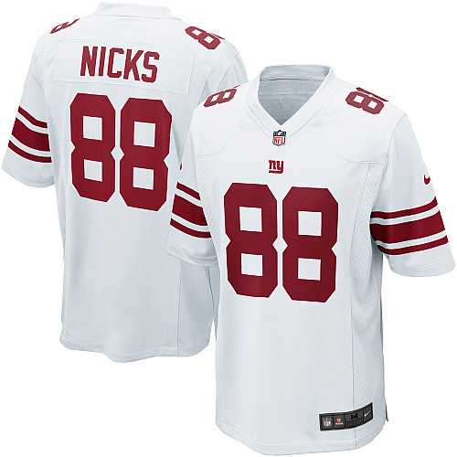 New York Giants Nike Men Hakeem Nicks Limited White NFL Jersey