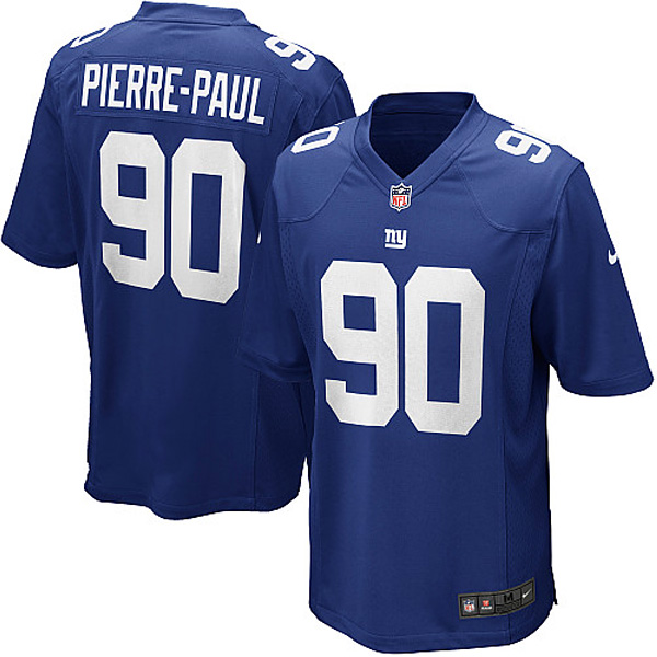 New York Giants Nike Men Jason Pierre-Paul Game Blue NFL Jersey