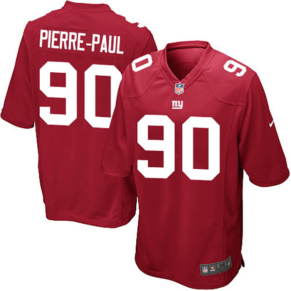 New York Giants Nike Men Jason Pierre-Paul Game Red NFL Jersey