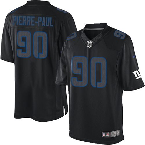 New York Giants Nike Men Jason Pierre-Paul Limited Black NFL Jersey