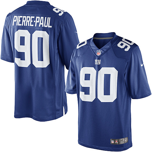 New York Giants Nike Men Jason Pierre-Paul Limited Blue NFL Jersey