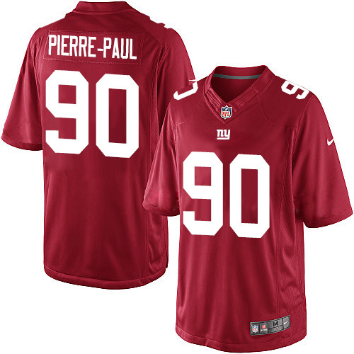 New York Giants Nike Men Jason Pierre-Paul Limited Red NFL Jersey