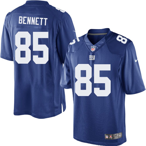 New York Giants Nike Men Martellus Bennett Limited Blue NFL Jersey