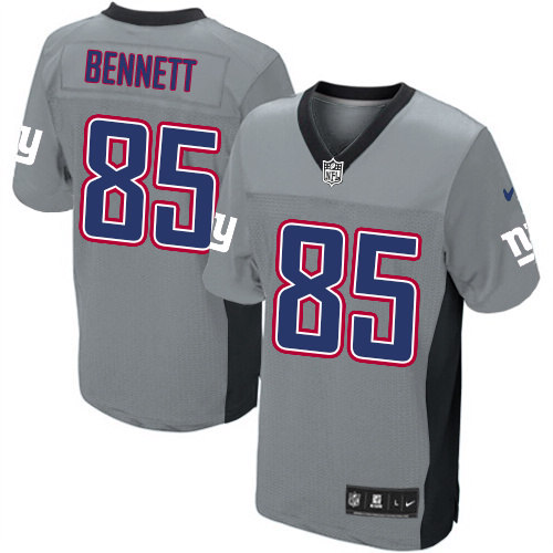 New York Giants Nike Men Martellus Bennett Limited Grey NFL Jersey