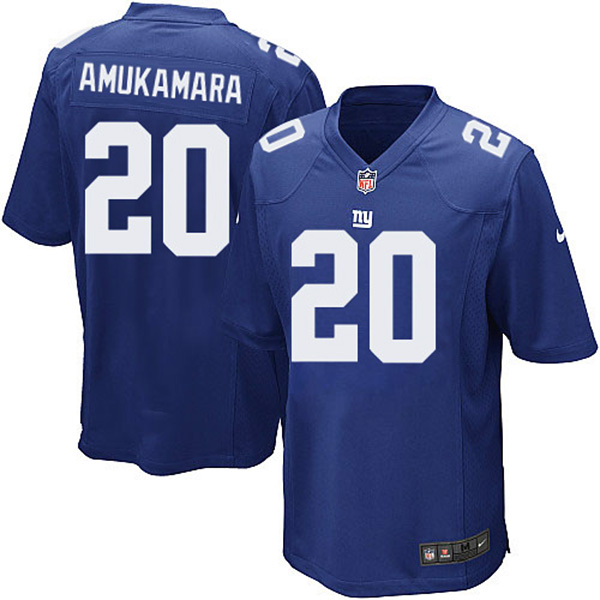 New York Giants Nike Men Prince Amukamara Game Blue NFL Jersey