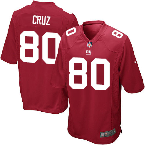 New York Giants Nike Men Victor Cruz Game Red NFL Jersey