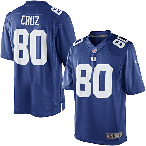 New York Giants Nike Men Victor Cruz Limited Blue NFL Jersey