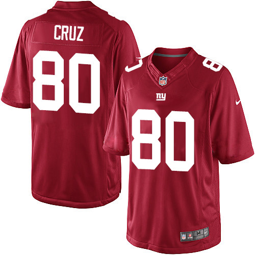 New York Giants Nike Men Victor Cruz Limited Red NFL Jersey