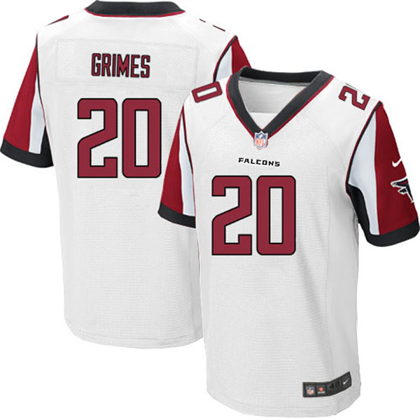 Nike Atlanta Falcons Men Brent Grimes Elite White NFL Jersey