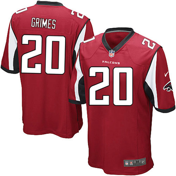 Nike Atlanta Falcons Men Brent Grimes Game Red NFL Jersey