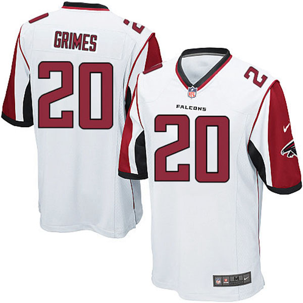 Nike Atlanta Falcons Men Brent Grimes Game White NFL Jersey