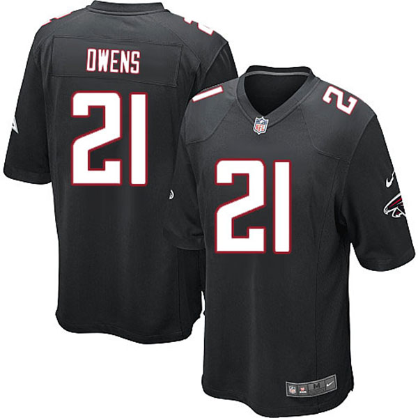 Nike Atlanta Falcons Men Chris Owens Game Black NFL Jersey