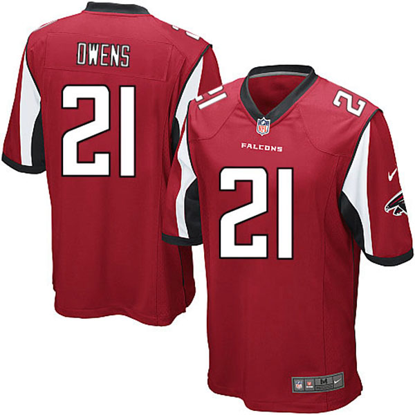 Nike Atlanta Falcons Men Chris Owens Game Red NFL Jersey