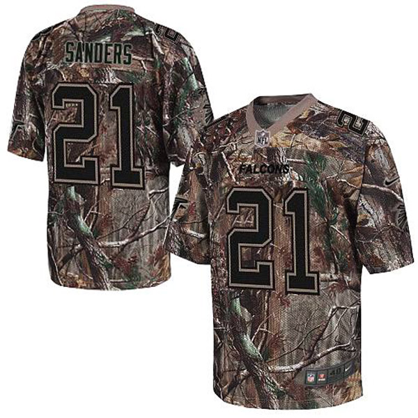 Nike Atlanta Falcons Men Deion Sanders Elite Camo Realtree Jersey