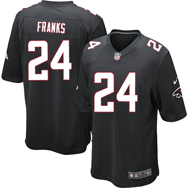 Nike Atlanta Falcons Men Dominique Franks Game Black NFL Jersey