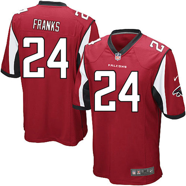 Nike Atlanta Falcons Men Dominique Franks Game Red NFL Jersey