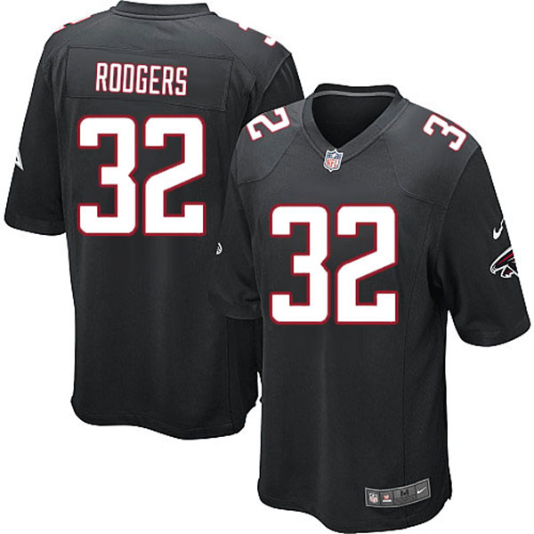 Nike Atlanta Falcons Men Jacquizz Rodgers Game Black NFL Jersey