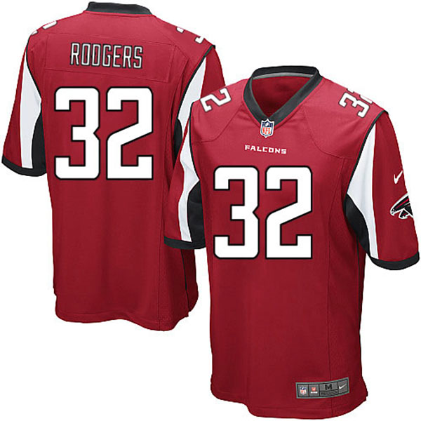 Nike Atlanta Falcons Men Jacquizz Rodgers Game Red NFL Jersey