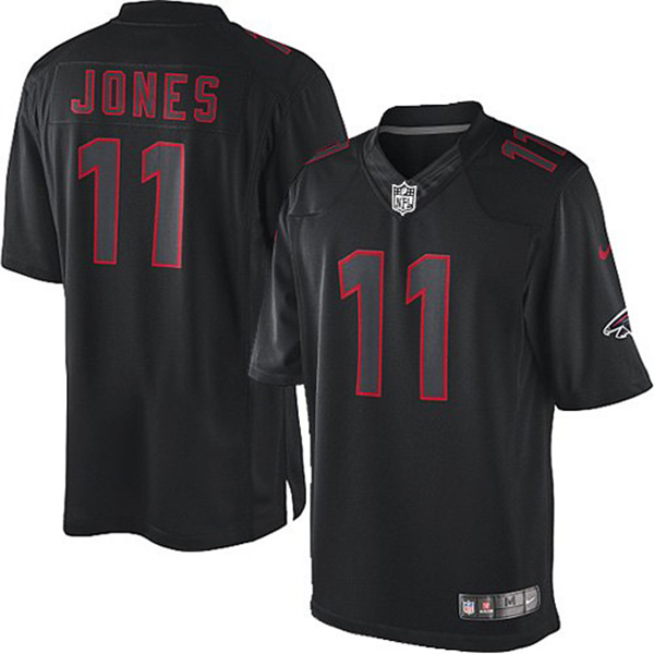 Nike Atlanta Falcons Men Julio Jones Limited Black Impact Jersey