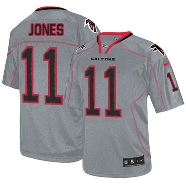 Nike Atlanta Falcons Men Julio Jones Limited Grey Lights Out Jersey