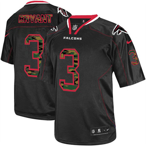 Nike Atlanta Falcons Men Matt Bryant Elite Black Camo Fashion Jersey