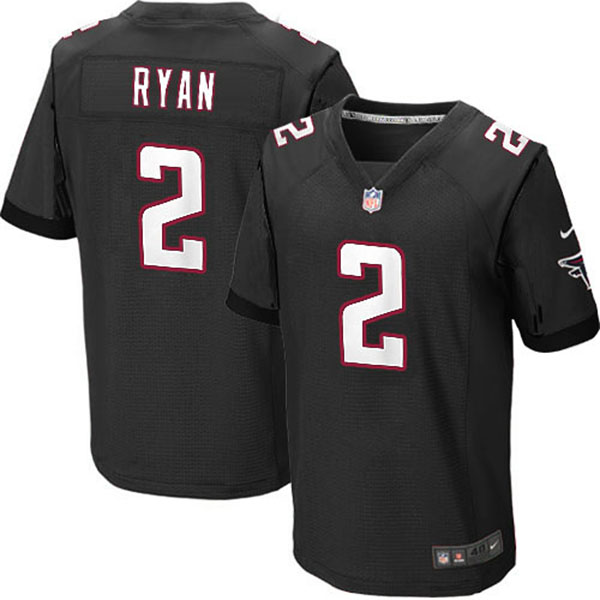 Nike Atlanta Falcons Men Matt Ryan Elite Black NFL Jersey