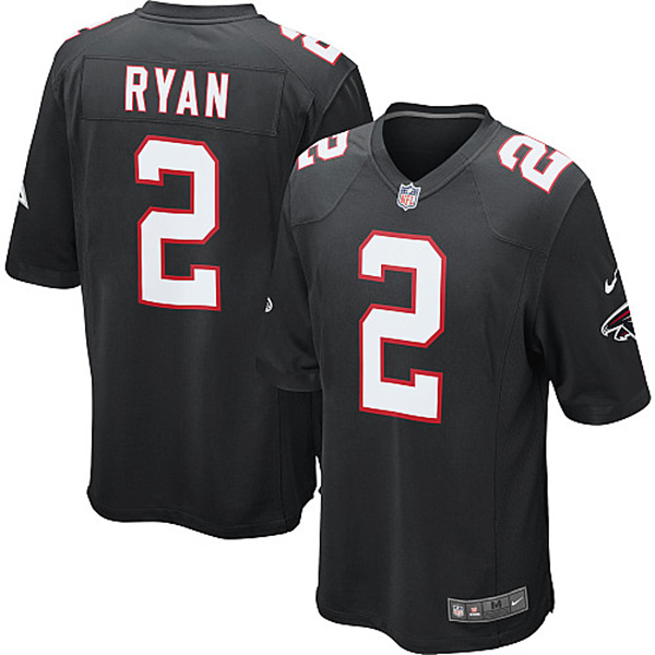 Nike Atlanta Falcons Men Matt Ryan Game Black NFL Jersey