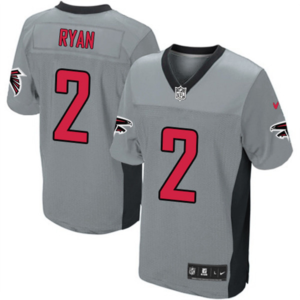 Nike Atlanta Falcons Men Matt Ryan Game Grey Shadow Jersey