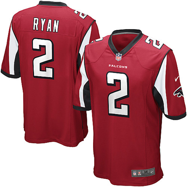 Nike Atlanta Falcons Men Matt Ryan Game Red NFL Jersey