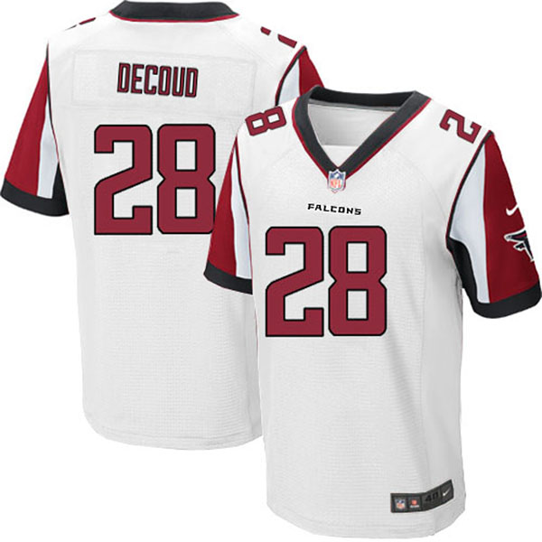 Nike Atlanta Falcons Men Thomas DeCoud Elite White NFL Jersey