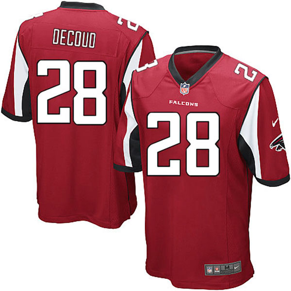 Nike Atlanta Falcons Men Thomas DeCoud Game Red NFL Jersey