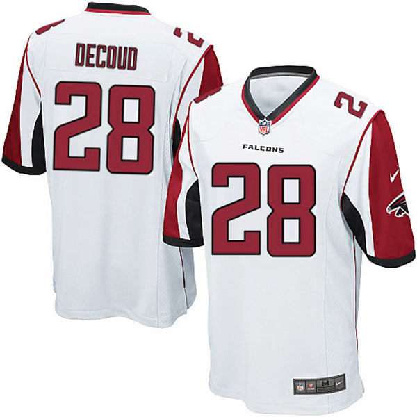 Nike Atlanta Falcons Men Thomas DeCoud Game White NFL Jersey