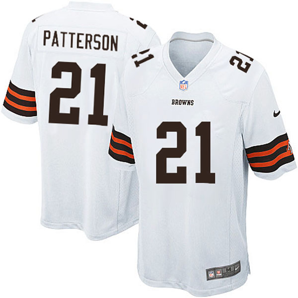 Nike Cleveland Browns Men Dimitri Patterson Game White NFL Jersey