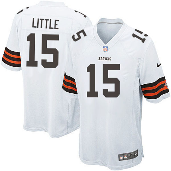 Nike Cleveland Browns Men Greg Little Game White NFL Jersey