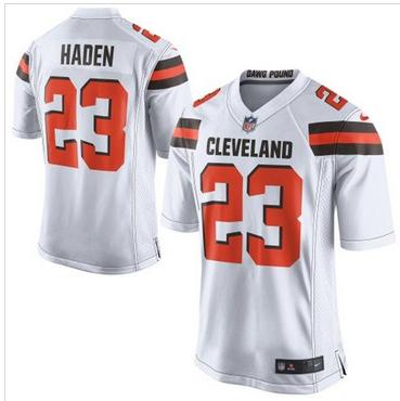 Nike Cleveland Browns Men Joe Haden Elite White NFL Jersey