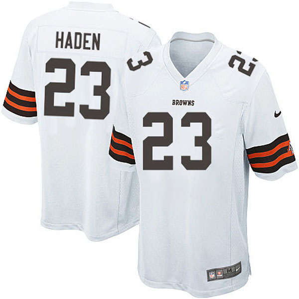 Nike Cleveland Browns Men Joe Haden Game White NFL Jersey