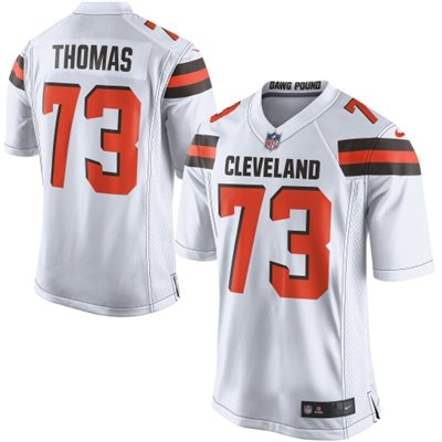 Nike Cleveland Browns Men Joe Thomas Game White NFL Jersey